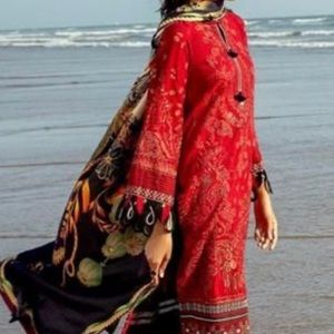 New 3 piece winter Pakistan dress salwarkaneez baroque